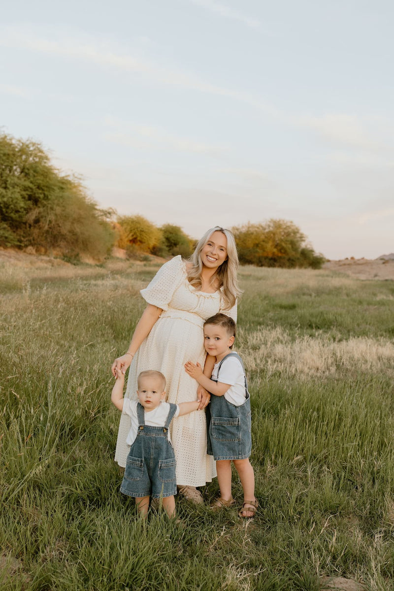 Keegan, founder of Mama Fuel, with her three kids